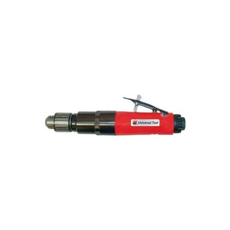 Florida Pneumatic Universal Tool Straight Air Drill, Keyed, 3/8" Chuck, 2600 RPM UT8893-26S